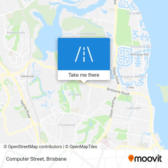 Computer Street map