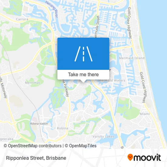 Mapa Ripponlea Street