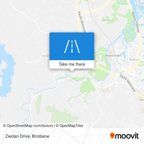 Ziedan Drive map