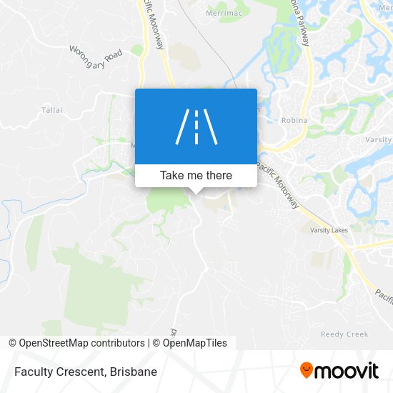 Faculty Crescent map