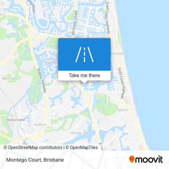 Montego Court map