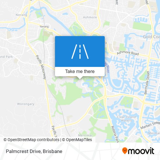 Palmcrest Drive map