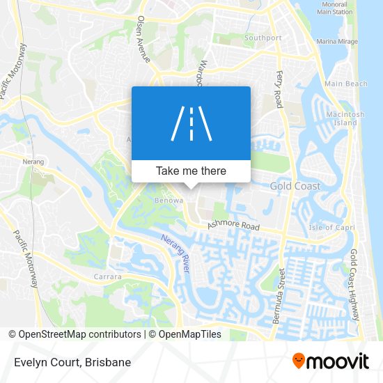 Evelyn Court map