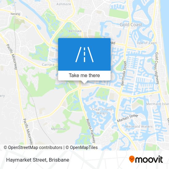 Haymarket Street map