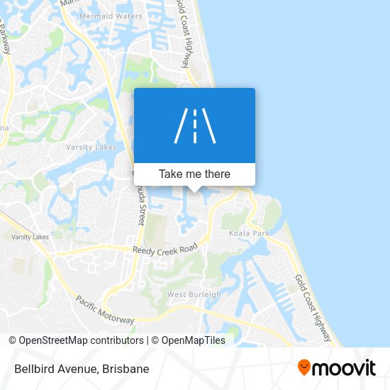 Bellbird Avenue map