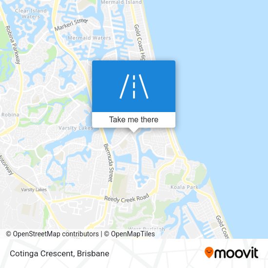 Cotinga Crescent map
