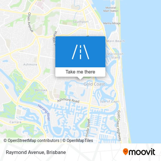 Raymond Avenue map