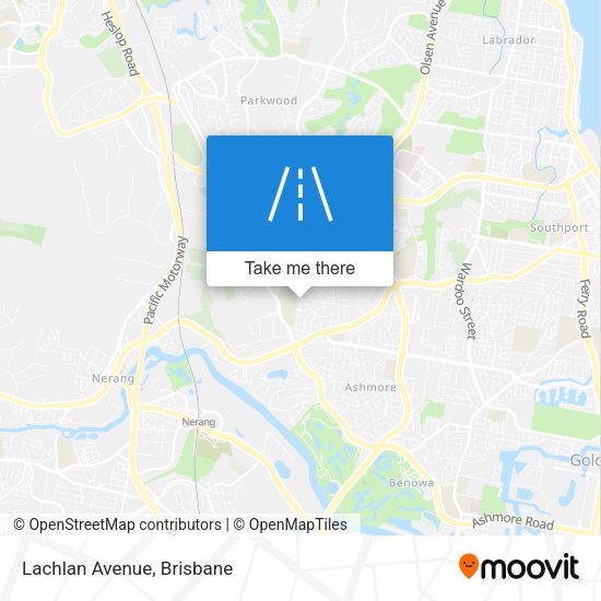 Lachlan Avenue map