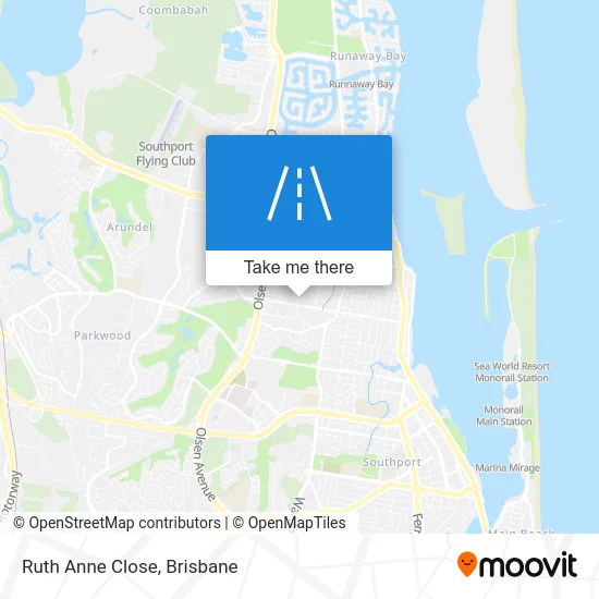 Mapa Ruth Anne Close