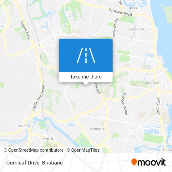 Gumleaf Drive map