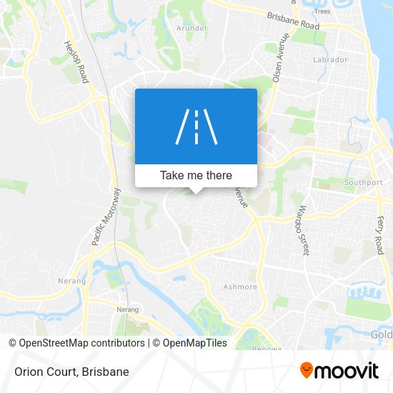 Orion Court map