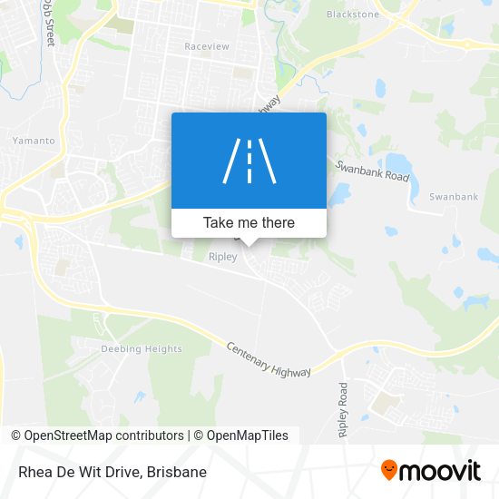Rhea De Wit Drive map