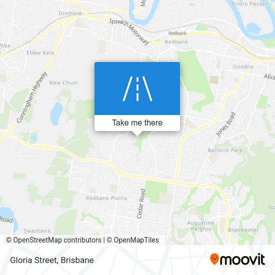 Gloria Street map