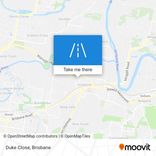 Duke Close map