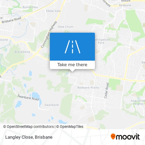 Langley Close map