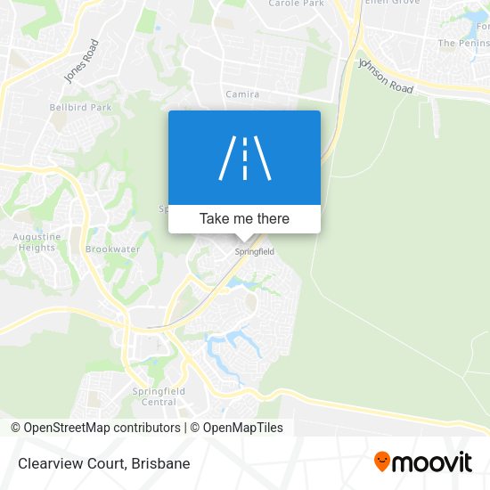 Clearview Court map