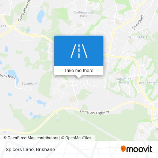 Spicers Lane map