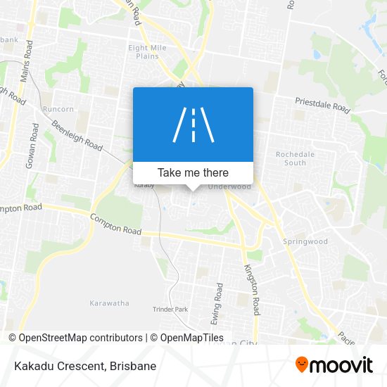 Kakadu Crescent map
