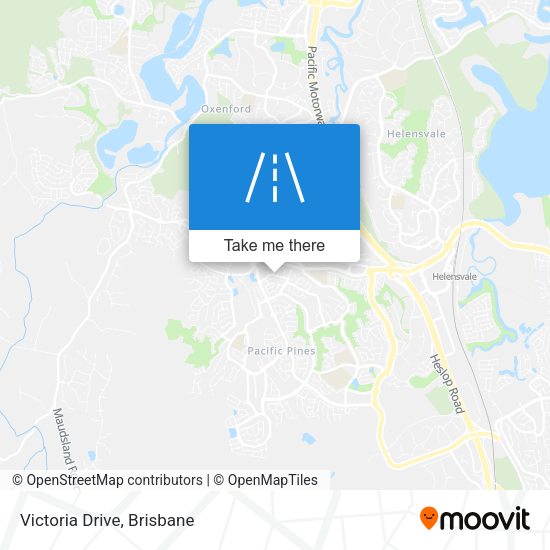 Victoria Drive map