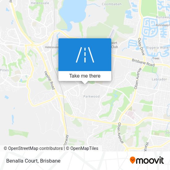 Benalla Court map