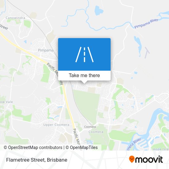 Flametree Street map
