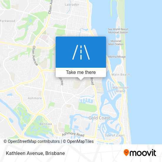 Kathleen Avenue map
