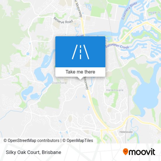 Silky Oak Court map