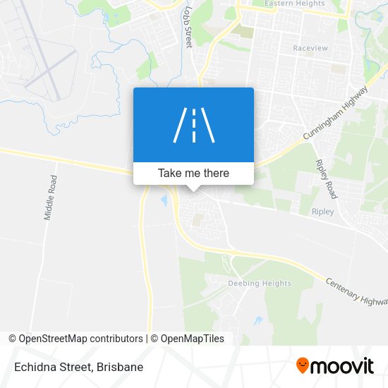 Echidna Street map