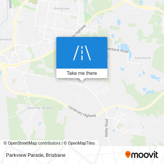 Parkview Parade map