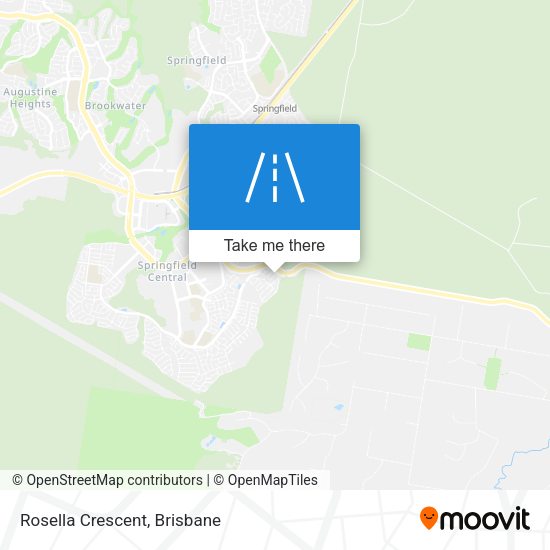 Rosella Crescent map