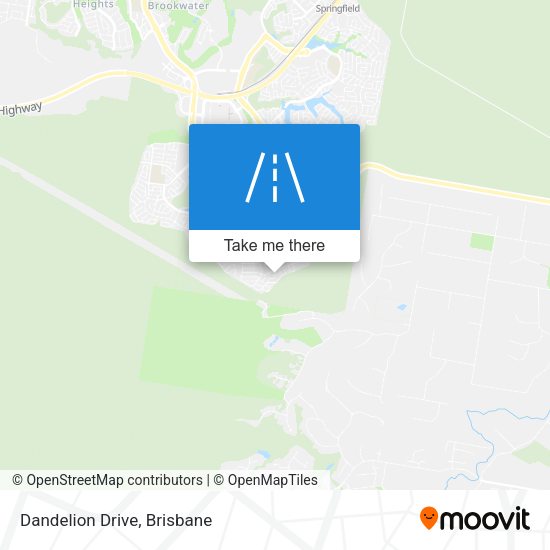 Dandelion Drive map