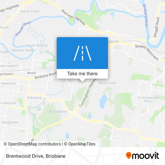 Brentwood Drive map