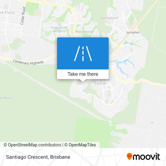 Santiago Crescent map