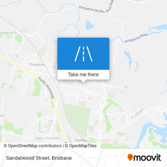 Sandalwood Street map