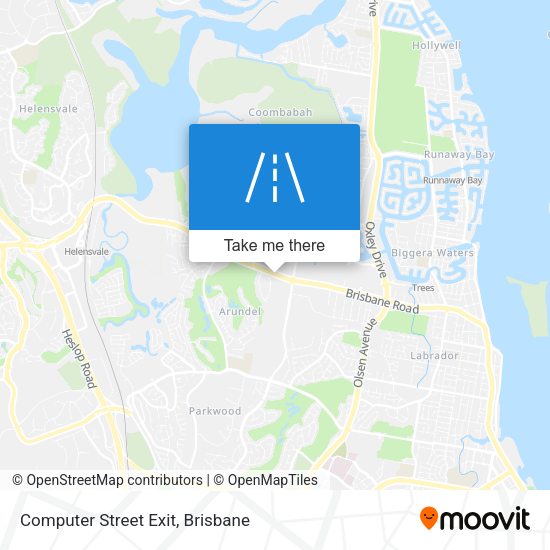 Computer Street Exit map