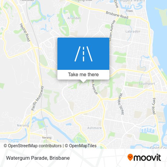 Watergum Parade map