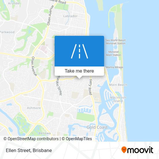 Ellen Street map