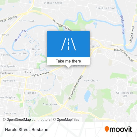 Harold Street map