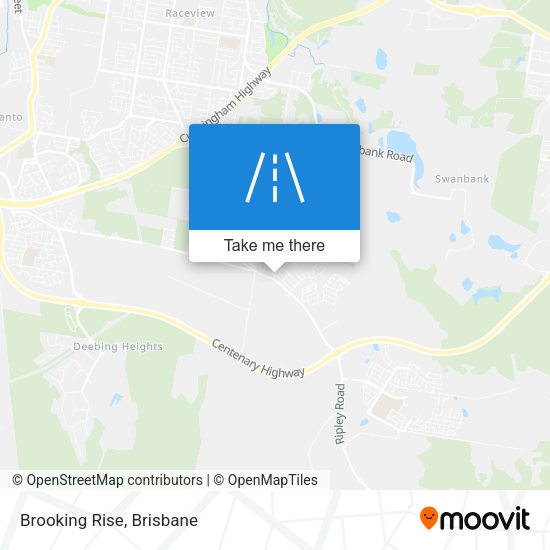 Brooking Rise map