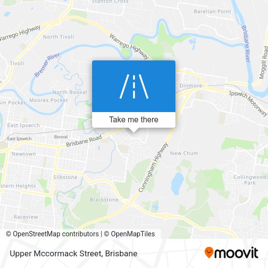 Upper Mccormack Street map