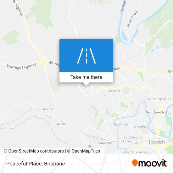 Peaceful Place map