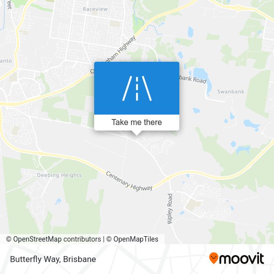 Butterfly Way map