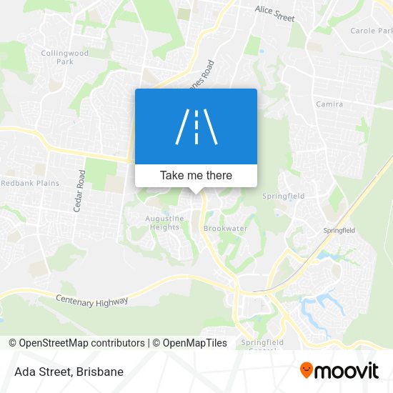 Ada Street map