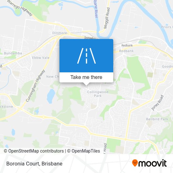 Boronia Court map