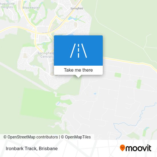 Ironbark Track map
