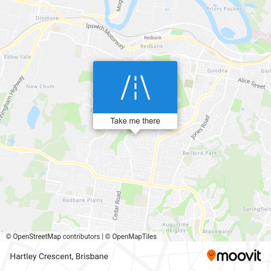 Hartley Crescent map