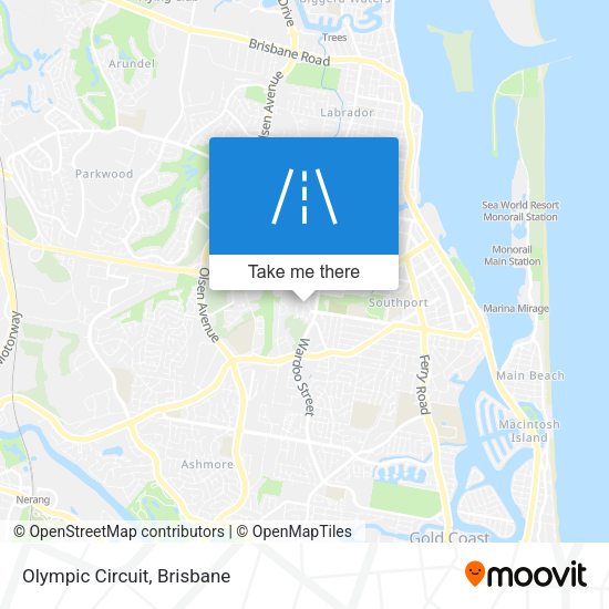 Olympic Circuit map