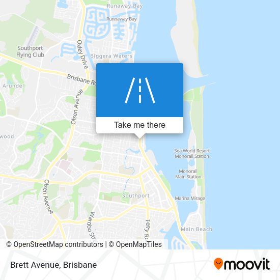 Brett Avenue map