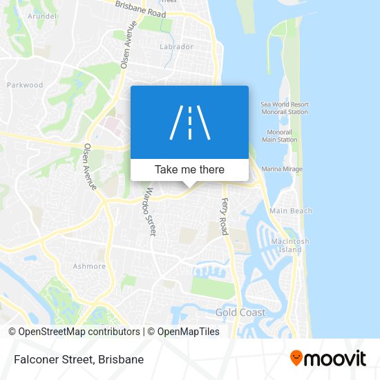 Falconer Street map