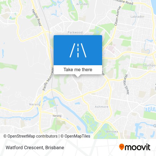 Watford Crescent map